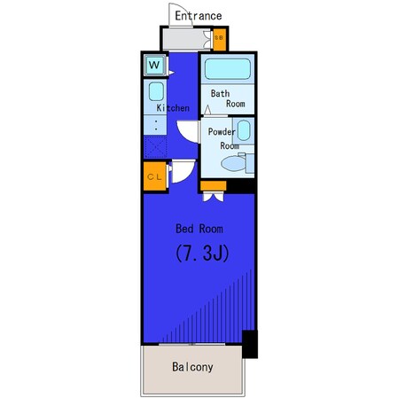 八丁堀駅 徒歩2分 5階の物件間取画像